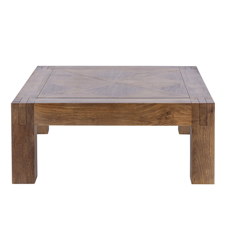 Loon Peak® Contemporary Solid Wood Handmade Coffee Table | Wayfair